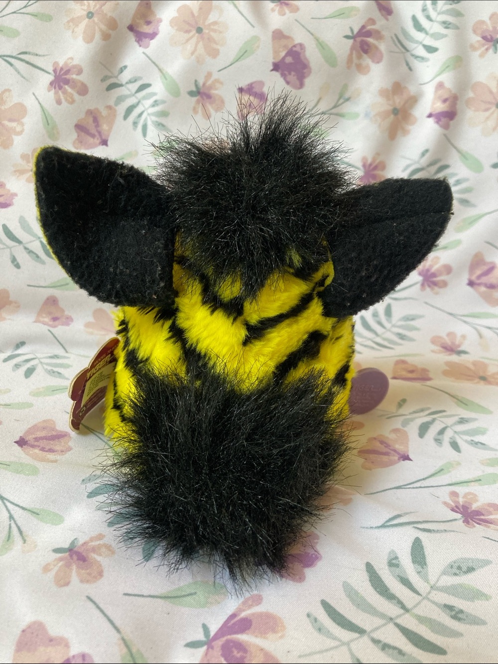 Vintage 1998 Furby Bumble Bee Yellow & Black Stripes For Repair or Parts Tiger - Picture 5 of 6